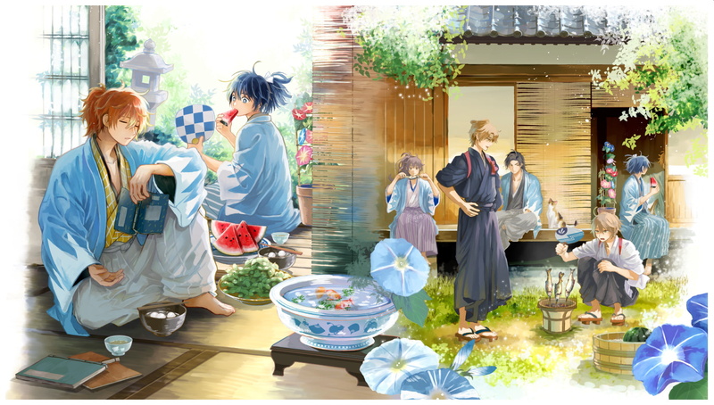 Anime, Hakuouki Shinsengumi Kitan, Souji Okita, 720P