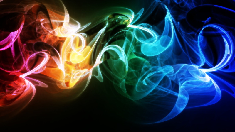 light - natural phenomenon, indoors, smoke - physical structure, blurred motion, swirl, electrical equipment, multi colored, glowing, luminosity, led, no people