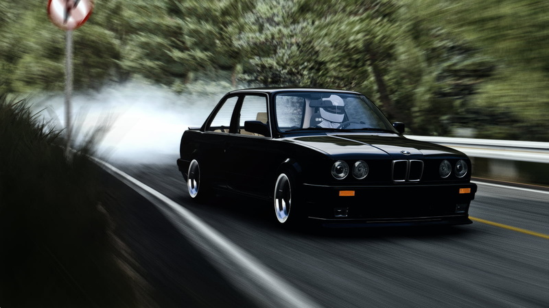 BMW, BMW E36, Mercedes AMG GTR, Bmw E30 m3, 720P, BMW E30, Nissan, drift, Assetto Corsa, Mercedes AMG GTs