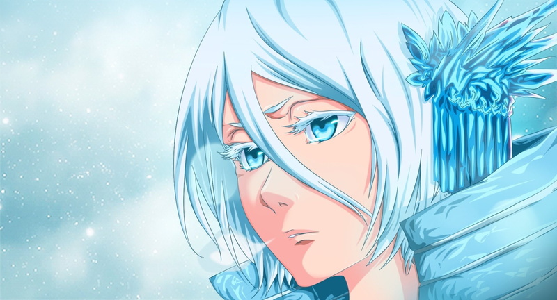 Bankai, beauty, adult, Short Hair, studio shot, turquoise colored, eyebrow, females, human face, blue, portrait, Bleach, young women, Blue Hair, young adult