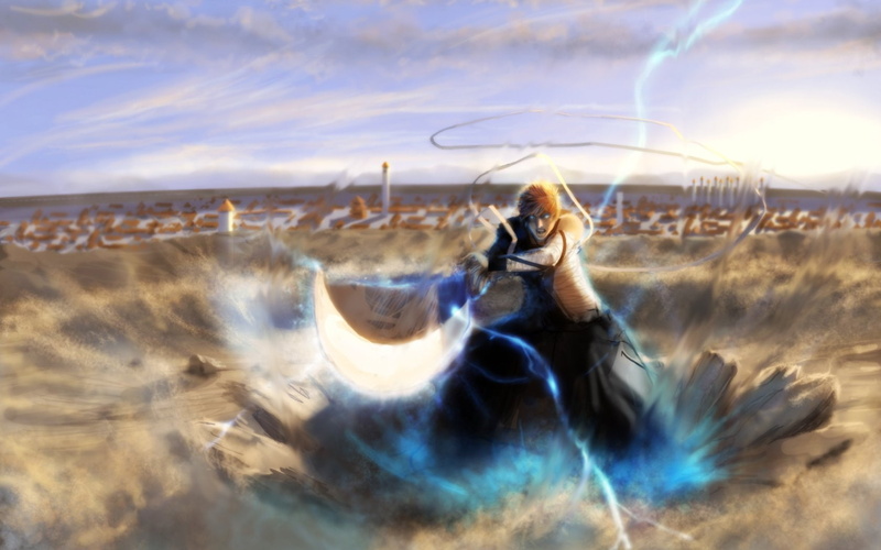 kurosaki, zanpakuto, bleach, realistic, 720P, ichigo, bankai