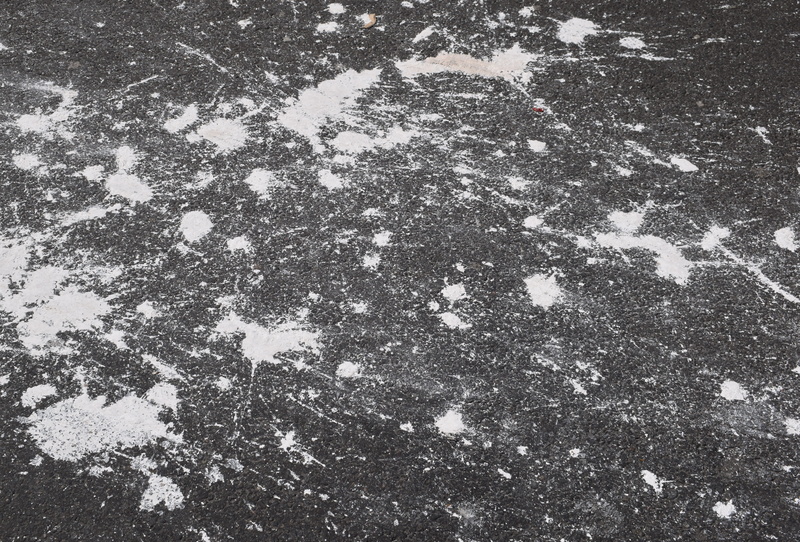 abstract, no people, texture, white, nature, cold temperature, high angle view, paint, textured, black, spattered, concrete, 5K, splatting, rough, footpath