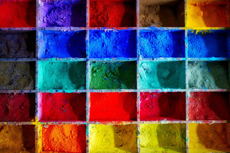 brick, side by side, rack, assorted, pattern, artists, close-up, oil paint, farbpulver, art and craft, 4K, wall - building feature, wall, aesthetic, powders