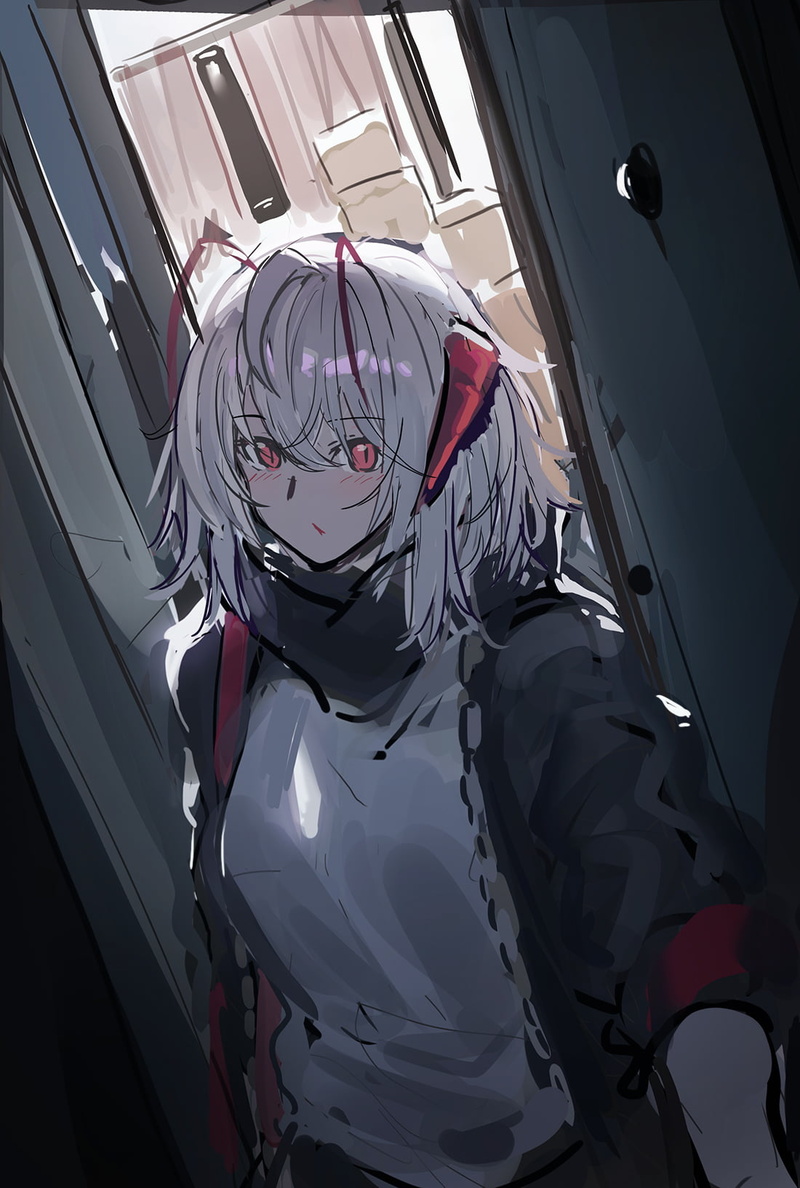 720P, Arknights, anime girls, ECHJ, W(Arknights), anime
