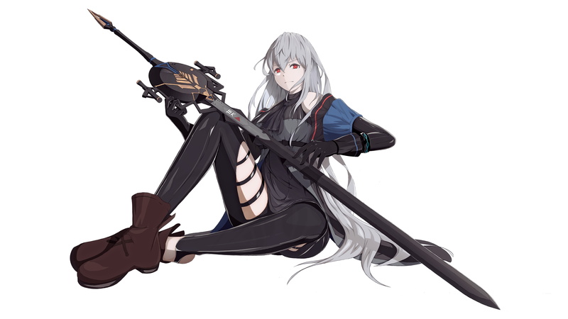 5K, anime girls, Arknights, Skadi(Arknights)