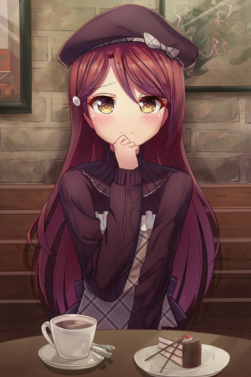 long hair, brunette, Love Live!, lifestyles, 1080P, bizarre, Love Live! Sunshine, portrait, mask - disguise, adult, females, mask, Sakurauchi Riko, yellow eyes