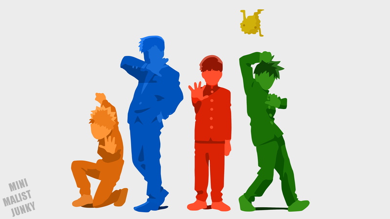 Anime, Ritsu Kageyama, Arataka Reigen, Shigeo Kageyama, Mob Psycho 100, Teruki Hanazawa, 4K