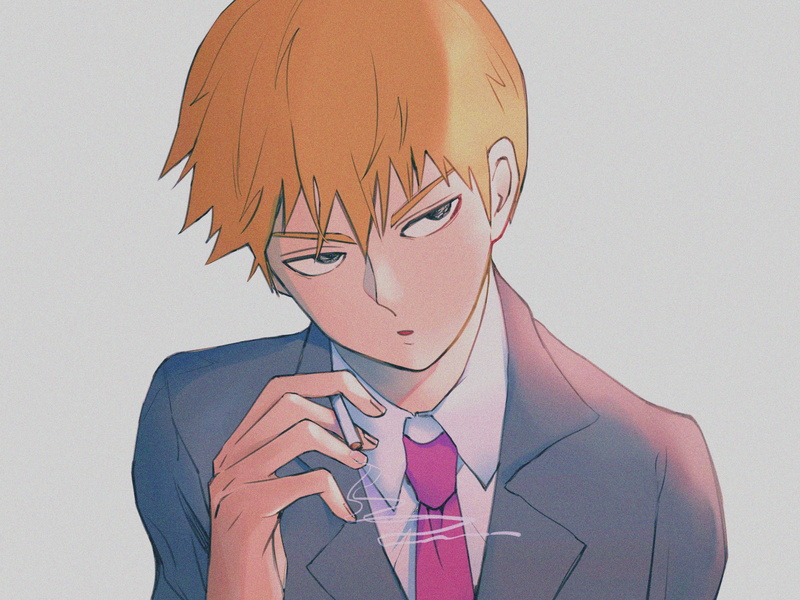 Mob Psycho 100, 4K, Arataka Reigen, Anime