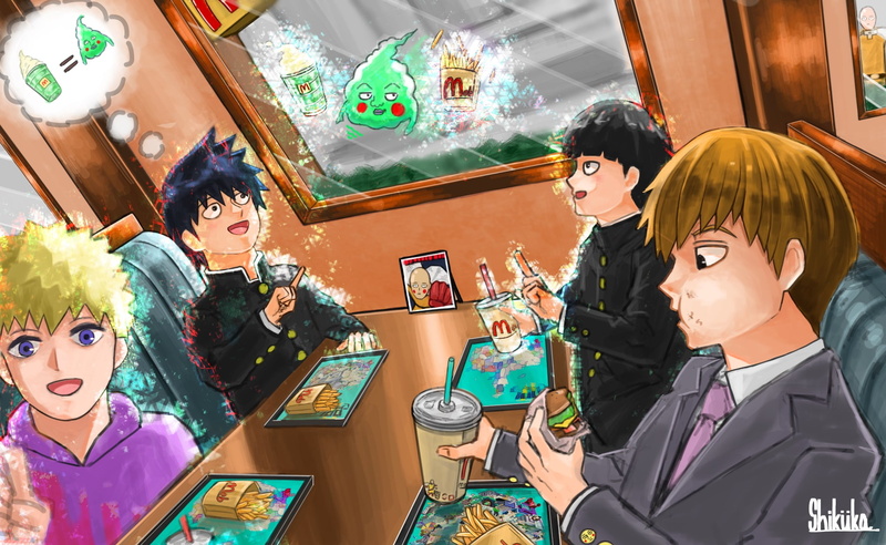 Ritsu Kageyama, 1080P, Arataka Reigen, Anime, Ekubo (Mob Psycho 100), Shigeo Kageyama, Mob Psycho 100, Teruki Hanazawa