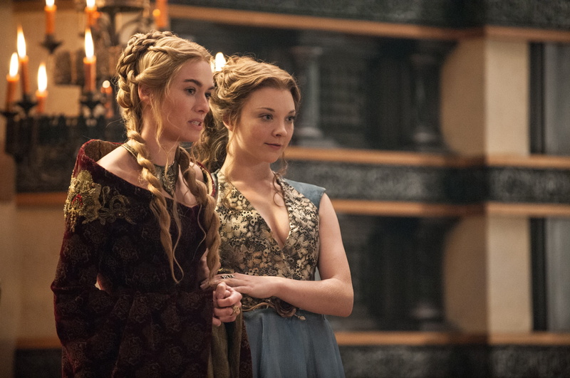 females, game of thrones margaery tyrell and cersei lannister, 4K, young women, hairstyle, women, beauty, portrait, adult, beautiful woman, young adult