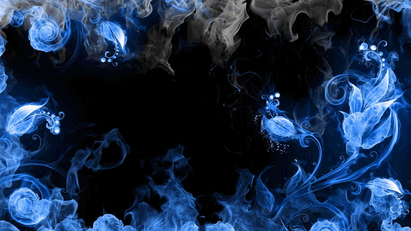 studio shot, design, leaves, water, black background, no people, ink, burning, textured, close-up, abstract, changing form, smoke, motion, swirl, digital art