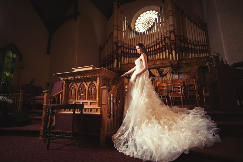 place of worship, religion, music, people, wedding dress, wedding, 500px, newlywed, women, built structure, elegance, real people, white dress, indoors