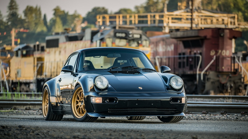 Coupé, Porsche, Car, Porsche 964 Turbo, 1080P, Black Car, Old Car, Sport Car