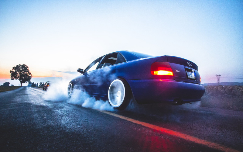 1080P, Burnout, Break, Audi B5 S4 Quattro, light bulb