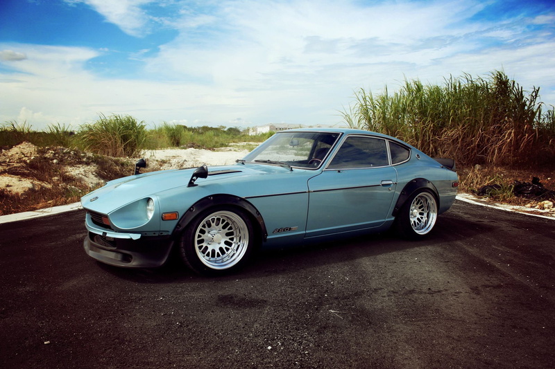 transportation, plant, car, 1080P, no People, speed, sports Car, Classic, 240Z, cloud - sky, bumper, mode of transportation, motor Vehicle, nostalgia