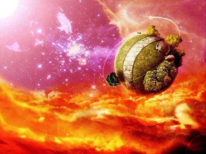 nebula, outdoors, sky, galaxy, backgrounds, alien, animal themes, sunset, sphere, food, green, planet - Space, no people, close-up, nature, planet, astronomy