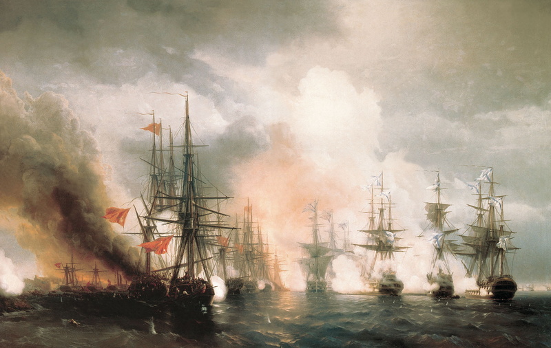 color Image, old, warships, arts And Entertainment, Aivazovsky, grunge, sea, no people, concepts And Ideas, sailboat, battle, nautical vessel, pollution
