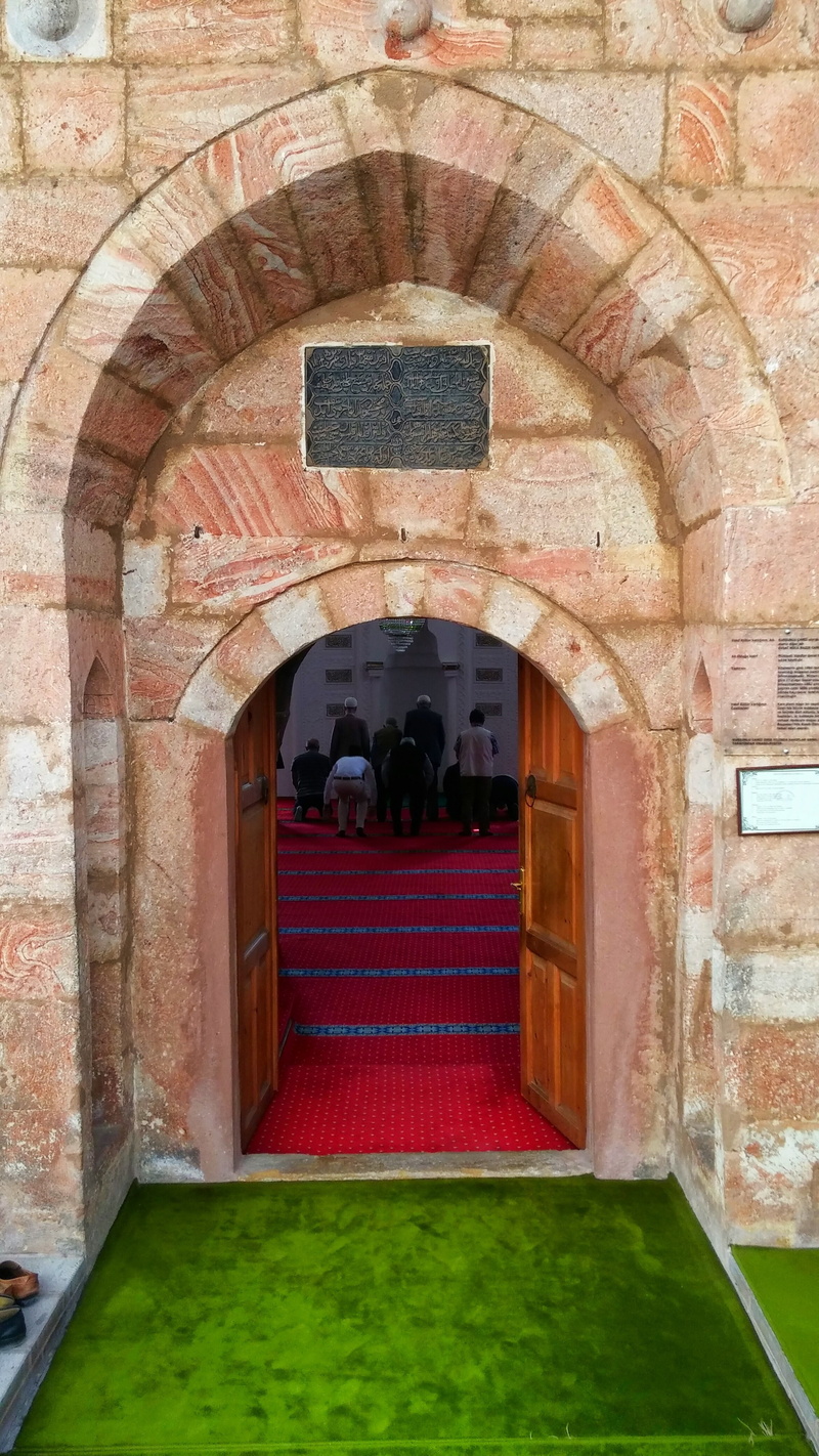entrance, door, day, wall, 4K, history, turkey, beypazari, introduction, outdoors, prayer, green, direction, mosque, cami, building exterior, the entrance