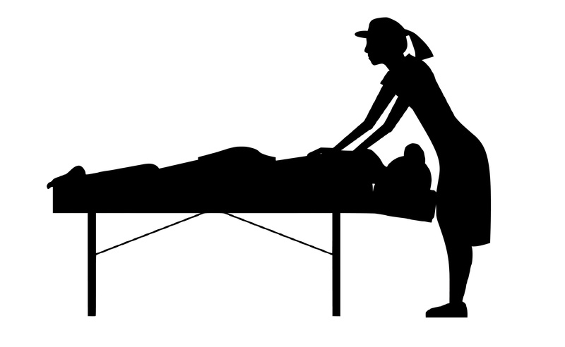 females, one person, profile view, fashion, black color, client, working, woman, leisure activity, women, back problems, physio, wellness, relax, acupuncture