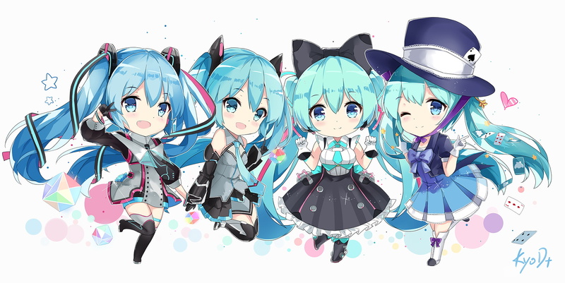 costume, 1080P, disguise, human representation, hat, art and craft, vocaloid, mask - disguise, in a row, multi colored, celebration, variation, representation