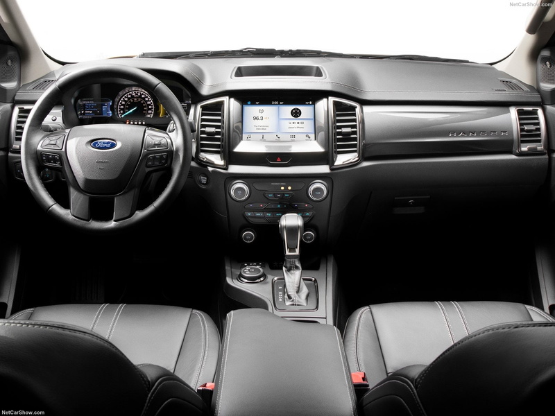 indoors, air vehicle, gearshift, travel, push button, seat, cockpit, Ford, speedometer, luxury, leather, mode of transportation, Ford Ranger US Version 2019
