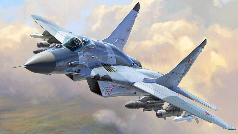Soviet multipurpose fighter, the fourth generation, a modernized version of the MiG-29SM, 9-17, OKB MiG, Fulcrum, The MiG-29SMT, 1080P, The Russian air