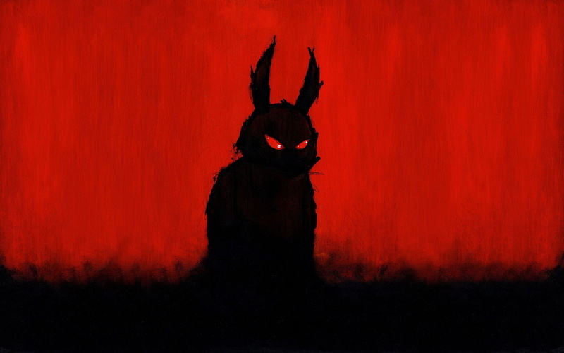 rabbit, evil bunny pictures, 1080P, evil bunny, 1920x1200, bunny, artistic