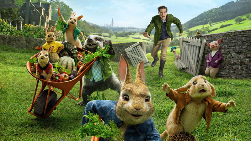 2K, Domhnall Gleeson, Peter Rabbit, 4K