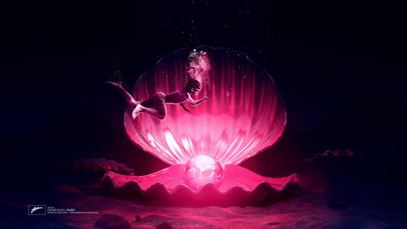 black background, no people, pink color, sea, petal, album covers, red, glowing, marine, illuminated, close-up, nature, freshness, 2K, beauty in nature