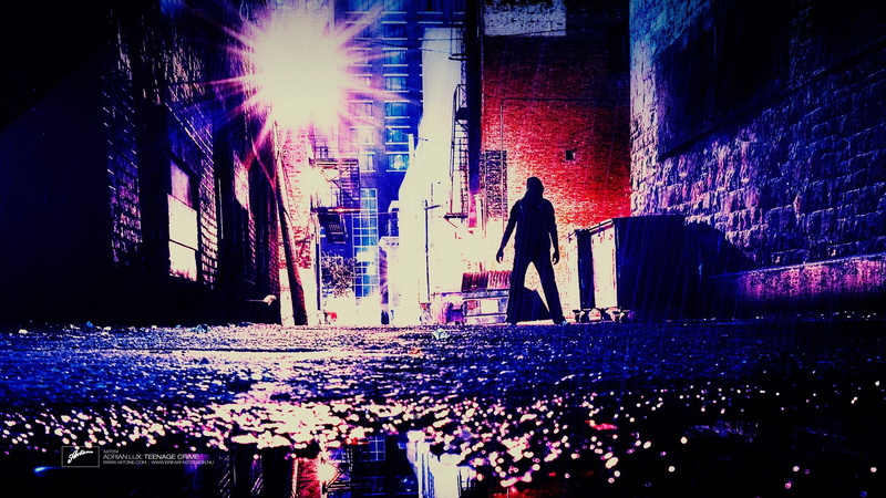 standing, real people, city, outdoors, women, night, illuminated, people, adult, building exterior, Axtone, full length, album covers, rear view, city life