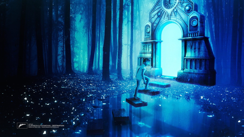 belief, architecture, dark, album covers, water, spirituality, Axtone, reflection, arch, place of worship, religion, building, nature, indoors, digital composite