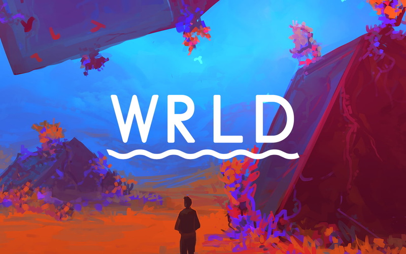 nature, illuminated, multi colored, communication, WRLD, men, real people, text, celebration, Monstercat, rear view, 720P, decoration, architecture, standing