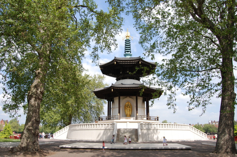 architecture, peace, london, sky, building, spirituality, belief, battersea, buddhist, religion, day, built structure, travel destinations, 2K, building exterior