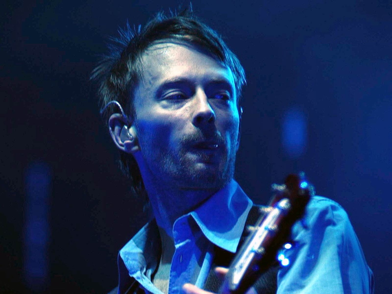 Guitars, music bands, yorke, tom, entertainment, Radiohead, bands, art, tom yorke, hd, Music, 720P