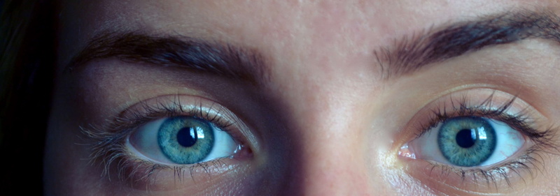 close-up, portrait, eyebrow, body part, eyeball, 4K, sensory perception, contemplation, eyesight, adult, human eye, blue eyes, extreme close-up, human face