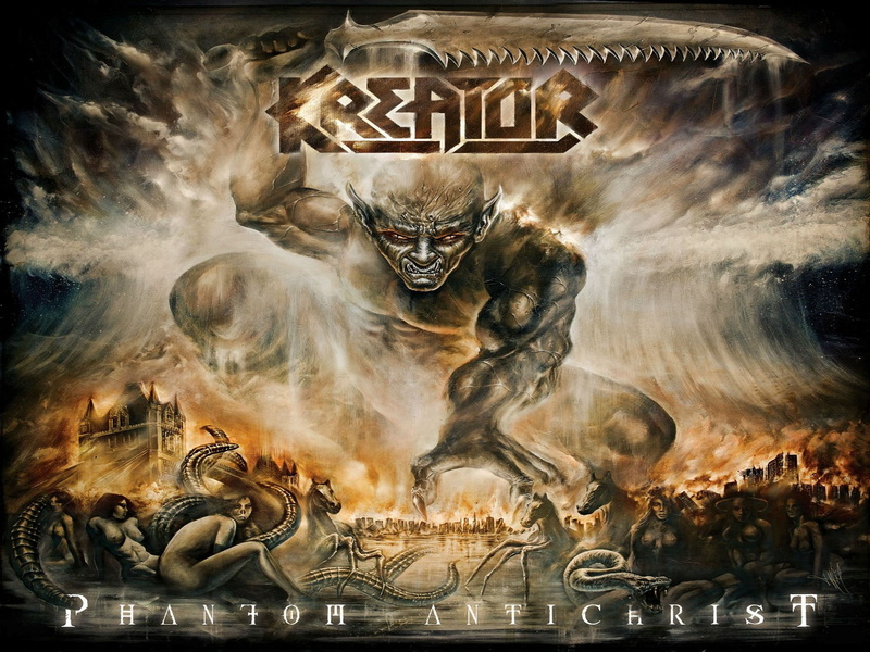 Metal, people, human representation, place of worship, 1080P, spirituality, poster, rock, architecture, kreator, built structure, building, male likeness