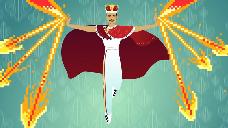google, 1080P, freddie, mercury, doodle, music, queen, band