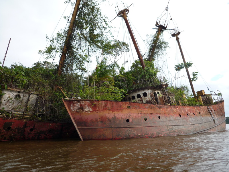 shipwreck, peace, rust, old, old ship, trees, rust in peace, ship, 2K, 3072 x 2304