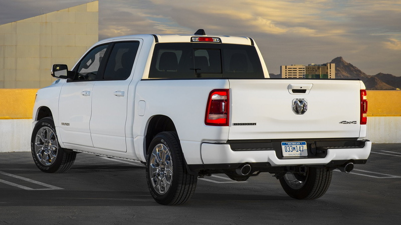 Pickup, Ram 1500, Car, 4-Door Truck, 1080P, Vehicles, White Car, Ram 1500 Big Horn