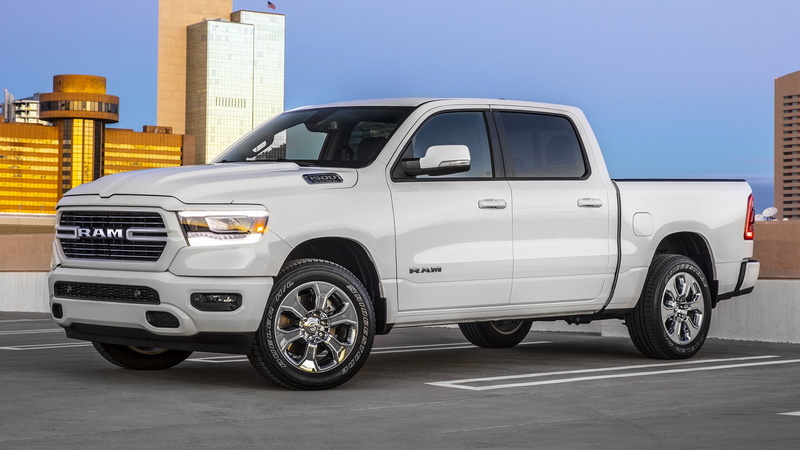 White Car, 1080P, Vehicles, Pickup, Ram 1500 Big Horn, 4-Door Truck, Car, Ram 1500