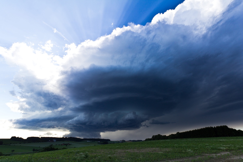 tranquility, land, sky, sunbeam, storm, no people, power in nature, nature, scenics - nature, lp-super cell, storm hunting, storm cloud, cumulonimbus, tranquil scene