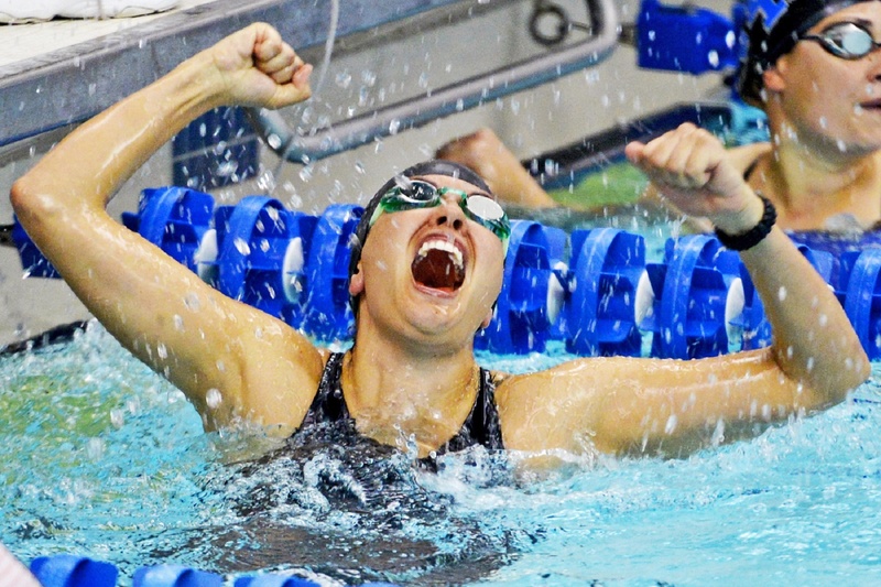 champ, pool, smiling, goggles, competition, cheerful, warrior games, competitive Sport, 2013, 50-meter style, swimming, outdoors, leisure activity, victory