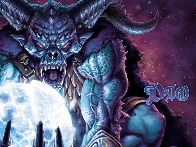 dark, ronnie, heavy, 720P, james, dio, poster, fantasy, demon, metal