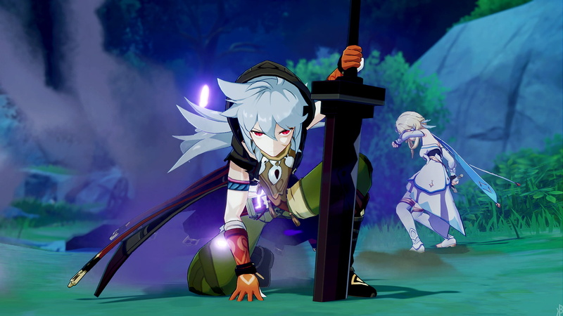 video games, Genshin Impact, Razor, Lumine (Genshin Impact), 1080P, Genshin, Razor(Genshin Impact)