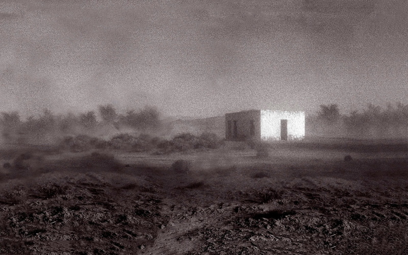 music, sky, Godspeed You! Black Emperor, landscape, environment, copy space, climate, 1080P, abandoned, album covers, history, nature, fog, land, tree