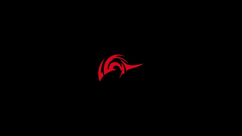 dark, Fate/Stay Night, black color, low angle view, minimalism, black, outdoors, black background, logo, nature, copy space, simple background, sky, animal themes