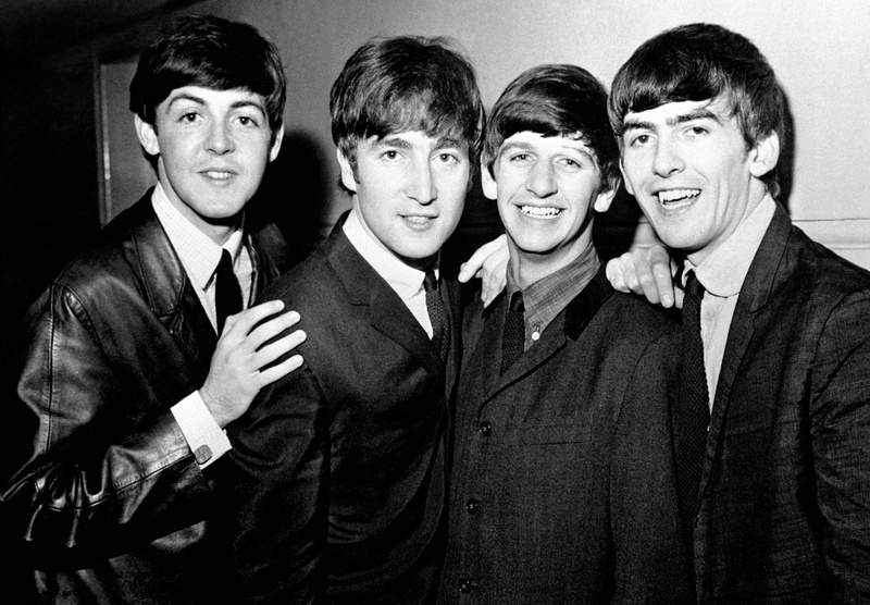 George Harrison, John Lennon, 4K, The Beatles, Paul McCartney, Ringo Starr
