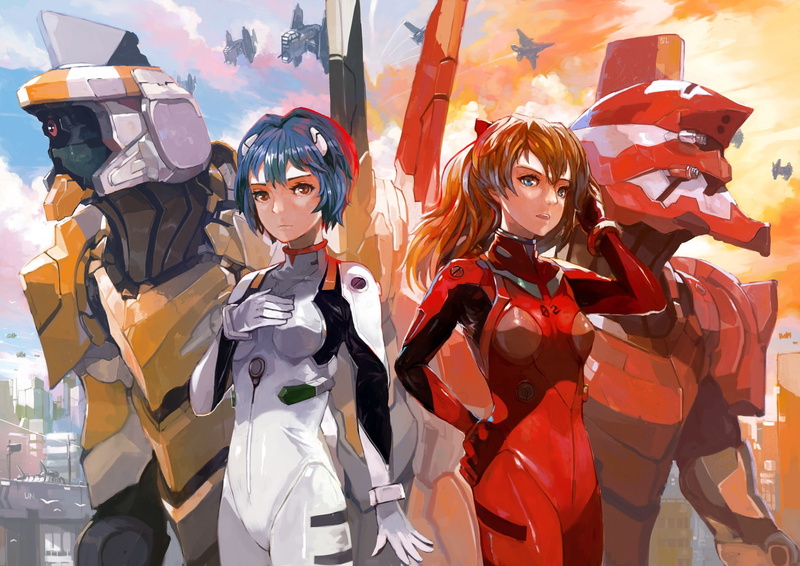 creativity, young women, anime, adult, clothing, leisure activity, 720P, people, fashion, women, day, disguise, Neon Genesis Evangelion, demon - fictional character