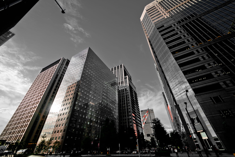 tokyo, building exterior, built structure, skyscraper, tower, no people, financial district, cloud - sky, japan, sky, 1080P, office building exterior