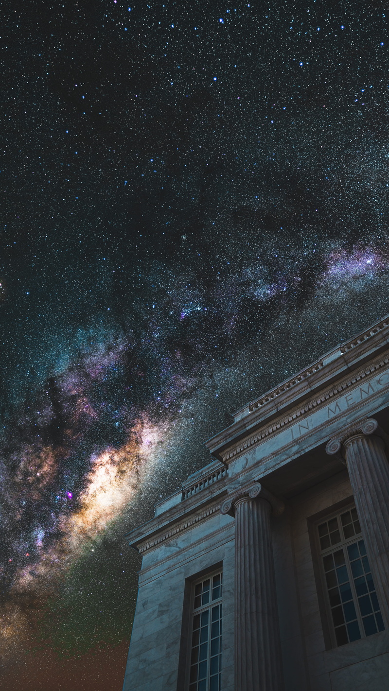 washington, night, building exterior, no people, bulding, column, night sky, light, space and astronomy, outdoors, house, window, star field, architecture